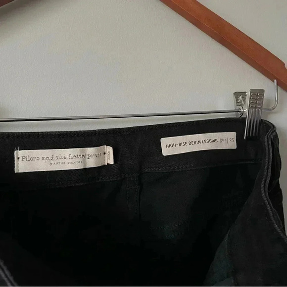 Anthropologie | Pilcro and the Letterpress High Rise Denim Leggings - Picture 3 of 7